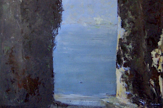Quadro streccia Torno lago di Como 115 x 105